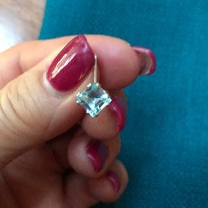 Sterling Blue Topaz Earrings